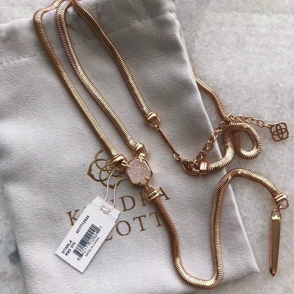Kendra Scott Jewelry Kendra Scott Starla Druzy Necklace Poshmark